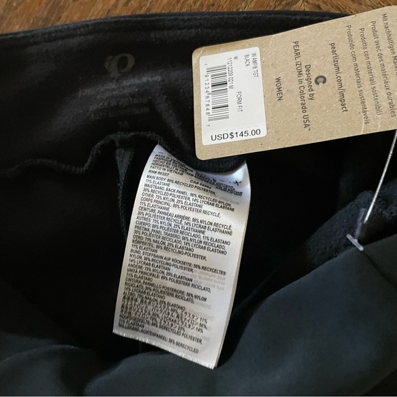 NWT Pearl Izumi Amfib tights black medium - Picture 5 of 9